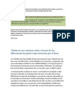 A Partir de La Lectura Del Artículo de Inma Mora y La DIFERENCIA en HOMBRES Y MUJER