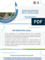 Int. Contabilidad Gestion - Sistema de Costeo Directo - Punto de Equilbrio