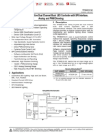 TPS92518-Q1 Automotive Dual Channel Buck LED Controller With SPI Interface, Analog and PWM Dimming