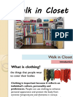 Lesson 13 Walk - in - Closet