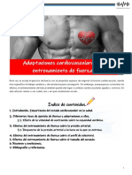 Artículo. Adaptaciones Cardiovasculares Al Entrenamiento de Fuerza