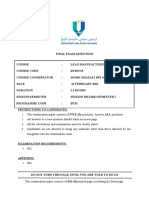 BTM 3713 Set 1 - Final Exam Question Paper (v2)