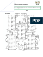 Ficha de Aprendizaje Adiciones y Sustracciones Con Reserva 6