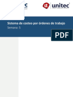 Tarea 5 Sistema de Costeo Por Órdenes de Trabajo