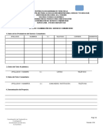 Acta de Culminacion Servicio Comunitario. Formato SC.6-1