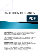 Basic Body Mechanics