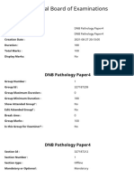 National Board of Examinations: DNB Pathology Paper4