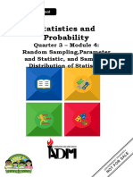 WK 5 Statistics Probability Q3 Mod4 Random Sampling Parameter and Statistic