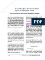 Calculations and Analysis of Induction Motors Impact Short-Circuit Current