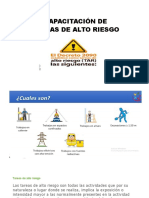 Capacitación Tareas de Alto Riesgo