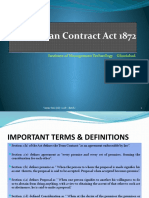 The Indian Contract Act 1872