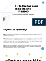 LENGUAJE-PPT-1°-Medio-Inicio La Libertad Como Tema Literario