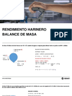 Balance de Masa - Rendimiento Harinero