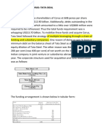 Funding of The Corus