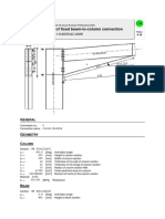 Design of Fixed Beam-To-Column Connection: EN 1993-1-8:2005/AC:2009