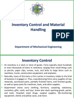 Inventory Control and Material Handling