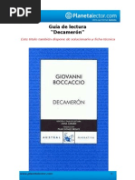 Decameronguia de Lectura