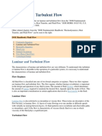 Laminar and Turbulent Flow