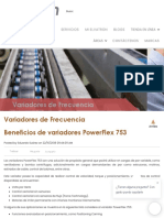 Beneficios de Variadores PowerFlex 753