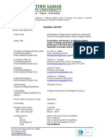 TERMINAL REPORT - Formulation of Feeds - GS - CANS - FAA - TTT - JRA - JCC - FINAL