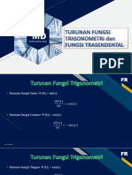 Turunan Fungsi Trigonometri