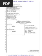 Rambus'S Opposition To Broadcom'S Motion To Stay CASE NO. 3:10-CV-05437-RS