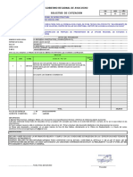 Cotizacion Servicio de Ficha Tecnica San Cristobal