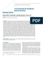 Fog-Centric IoT Based Framework For Healthcare Monitoring Management and Early Warning System