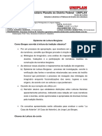 Texto - Análise de A Casa de Asterión e o Mito Do Minotauro