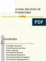 Distribuciones de Probabilidad Binomial Poisson