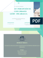 Evolución y Percepción de Espacios Urbanos. León, Nicaragua