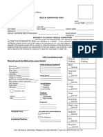 (HSO) Medical Examination Form