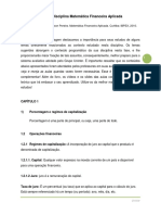 Estudo Dirigido Matemática Financeira 2014