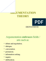 Argumentation Theory - Presentation