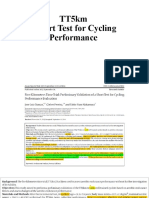 TT5km Short Test For Cycling Performance