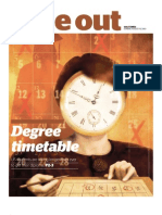 Time Out: Degree Timetable