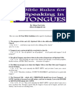 24 Bible Rules For Speaking in Tongues!