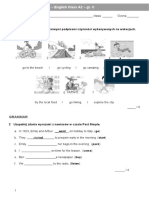 Vocabulary: Test - Module 3 - English Class A2 - Gr. C