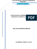 Participación de La Enfermería en Los Procesos de La Atencion A La Salud-Ensayo