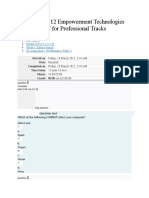 Ict 2112 Long Quiz 3