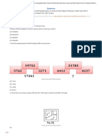 IMO (International Mathematics Olympiad) Class 4 Level 2 Past Paper (Previous Year) Year 2013 Paper 2 Part 1 Download All The Papers For 2021 Exam