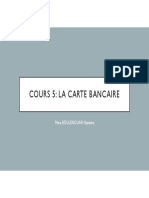 Cours 5 La Carte Bancaire