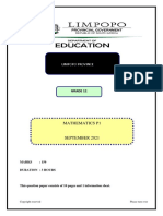 Limpopo Math P1 GRD 12 Prep Exam 2021