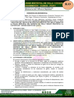 TDR de Asistente Administrativo de Obra