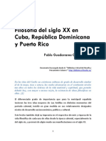 Unidad 4. Recurso 2. Filosofía Del Siglo XX en Cuba, República Dominicana y Puerto Rico