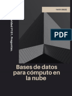 Bases de Datos para Cómputo en La Nube Preguntas