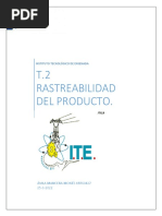 t.2 Rastreabilidad Del Producto