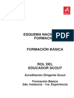 Formaciòn Basica Rol Del Educador Scout