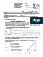 Razones Trigonometricas en El Triangulo Rectangulo