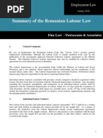 Summary of The Romanian Labour Law January 2010